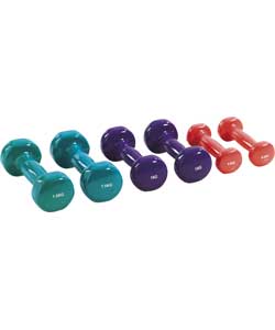 Unbranded 6kg Dumbbell Weights Set with Carry Case