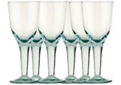Unbranded 6Tulip Large Recycled Wine Glasses
