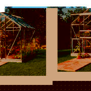 Unbranded 6x6 Aluminium Greenhouse Horticulture Glass