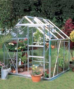 6x6 Greenhouse Green Horticultural