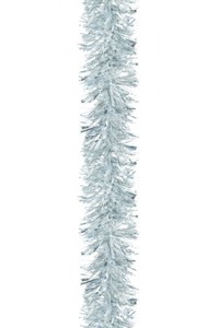 Unbranded 7.6m Prismatic Tinsel Garland - Silver