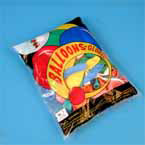 7`` balloons, assorted colurs bag 100