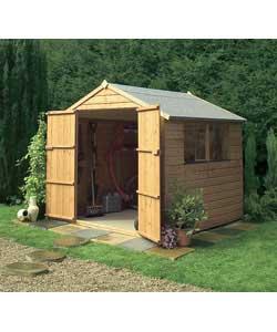 7 x 7ft Apex Wooden Shed With Double Doors