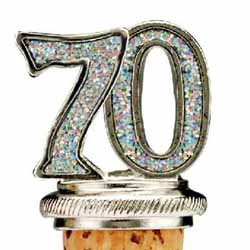 70 Years Bottle Stopper