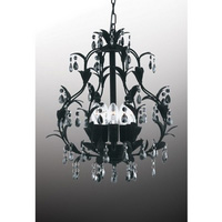 Unbranded 7105 5BK - 5 Light Black Hanging Light