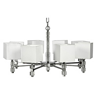 Unbranded 712 8CH - 8 Light Chrome and Crystal Hanging Light