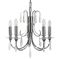 Unbranded 713 5CH - 5 Light Polished Chrome Hanging Light