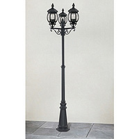 Unbranded 7173 3 - Black Post Light