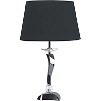 Unbranded 719 TLTI/S901 14BK - Titanium and Crystal Table Lamp