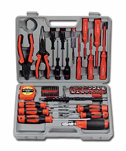 72 Piece Screwdriver and Plier Set
