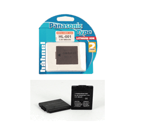 Unbranded 720mAh, 3.6V Lithium Ion Camera Battery,