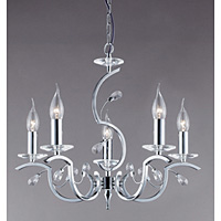 Unbranded 7425 5CC - 5 Light Polished Chrome Hanging Light