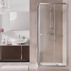Unbranded 760mm Modern Corner Entry Bathroom Reversible