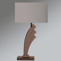 Unbranded 7731BR - Chocolate Metallic Table Lamp