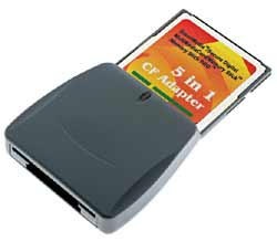 7dayshop.com - SD / MM / SM / MS / MS PRO to Compactflash Adapter - EXTRA VALUE