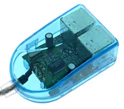 7dayshop.com - USB 1.1 Mini 4 Port Hub - Ice Case (Colour May Vary) - SPECIAL