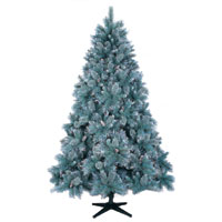 7ft 6in Luxury Blue Frosted Tree