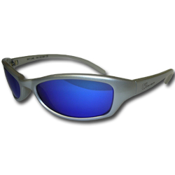 7NTH WAVE - SKYLINE SILVER FRAME - BLUE MIRROR