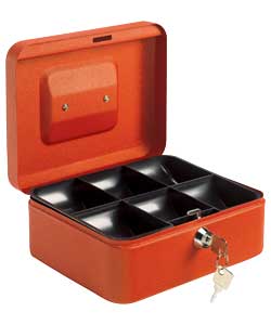 Unbranded 8 Inch Red Cash Box