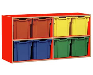 Unbranded 8 jumbo coloured storage