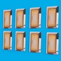 8 Pack Led Rectangle Kit Multi