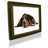 This 8 inch Pictorea Black Wood frame has a very modern look made from wood with a black finish. Wit
