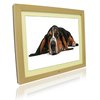 This 8 inch Pictorea Light Wood frame has a very modern look made from wood with a smooth veneer fin