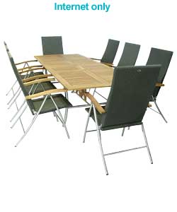 Unbranded 8 Seater Livorno Extension Wicker Set