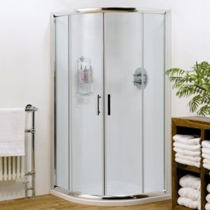 Unbranded 800mm Quadrant Shower Enclosure, Shower Tray and