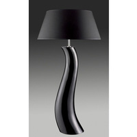 Unbranded 8084 60BK - Black Ceramic Table Lamp