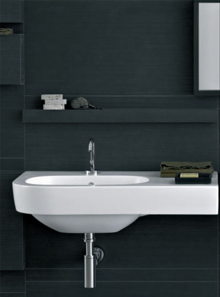 Unbranded 80cm Basin with Right Hand Drainer