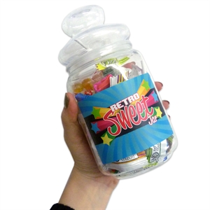 Unbranded 80s Retro Sweets Jar - 300g