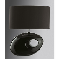Unbranded 8150 27BK - Black Ceramic Table Lamp