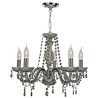 Unbranded 8695 5GY - 5 Light Grey Chandelier