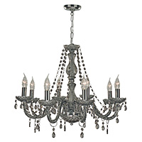 Unbranded 8698 8GY - 8 Light Grey Chandelier