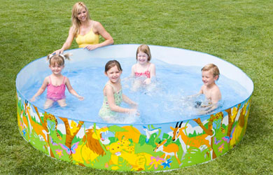 Unbranded 8ft Jungle Snapset Pool