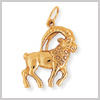 9 Carat Gold Capricorn Pendant