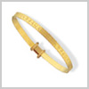 9 Carat Gold Expandable Baby Bangle