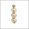 9 Carat Gold Heart Navel Bar