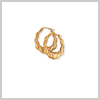 9 Carat Gold Horse Shoe Shaped Continental Creoles