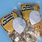 9 inch metallic gold