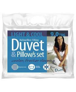 Unbranded 9 Tog Duvet and Pillow Set - Single