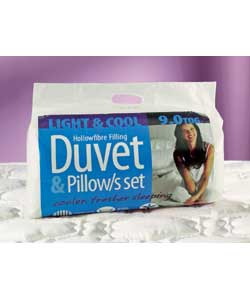 9 Tog Duvet and Pillow Set - Single