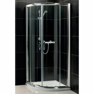 Unbranded 900mm Shower Quadrant and Tray with Free Bar
