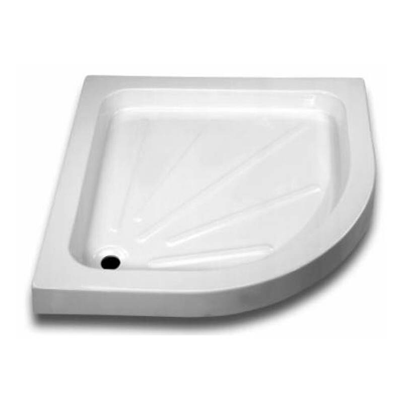 Unbranded 900mm x 760mm Offset Quadrant Stone Resin Shower