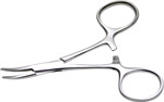 90mm Stainless Steel Curved Forceps ( 3 1/2in