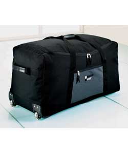 94cm/37in Rugged Gear Large Wheeled Holdall - Grey