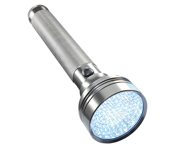 Unbranded 95-LED Torch - Silver