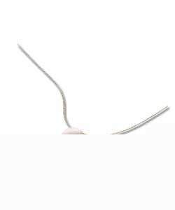 9ct 2 Coloured Gold Heart Pendant