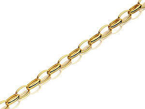 Unbranded 9ct-Gold-3mm-Wide-Larger-Link-Belcher-Chain--18-189810